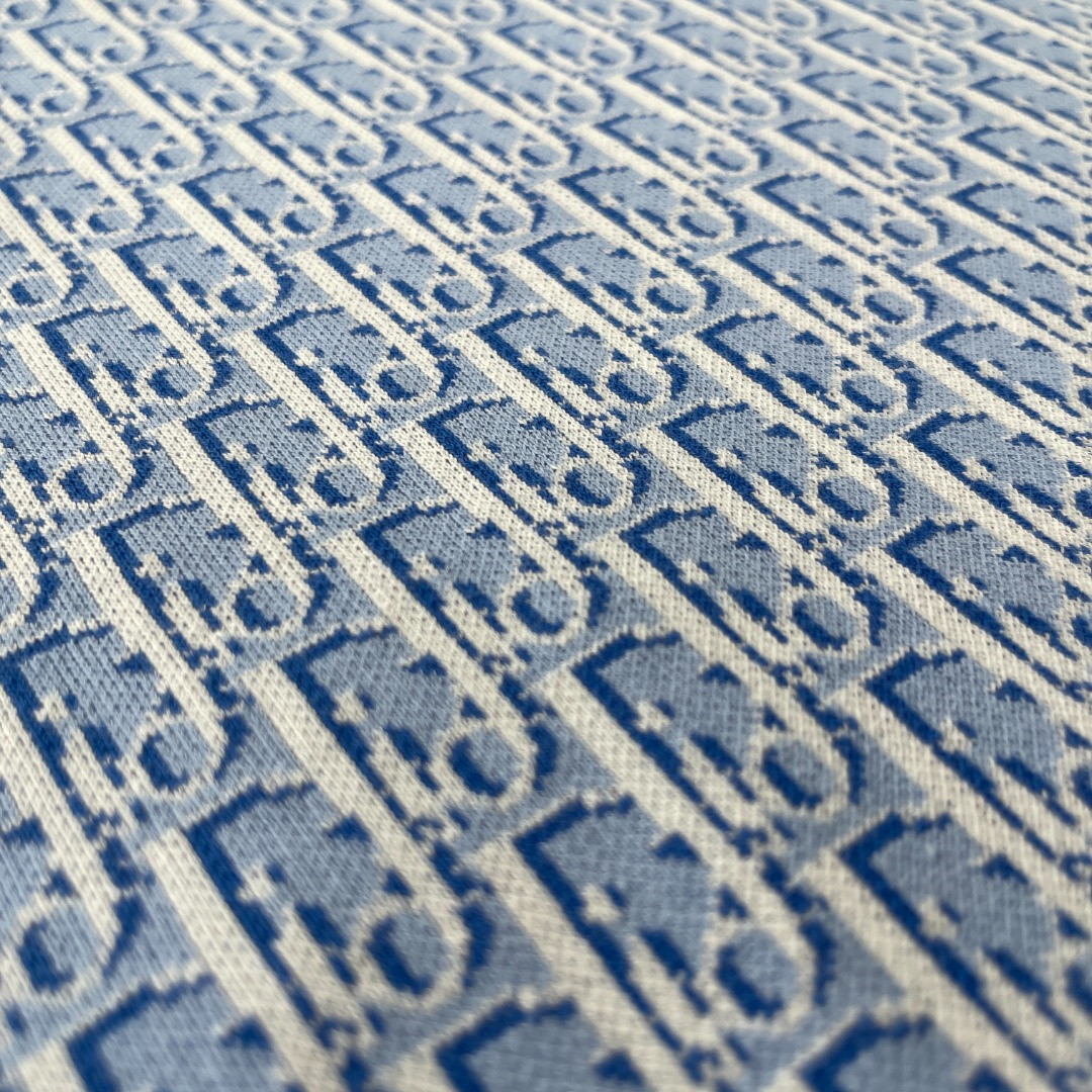 D10r knitted jacquard lapel short-sleeved replicas clothes