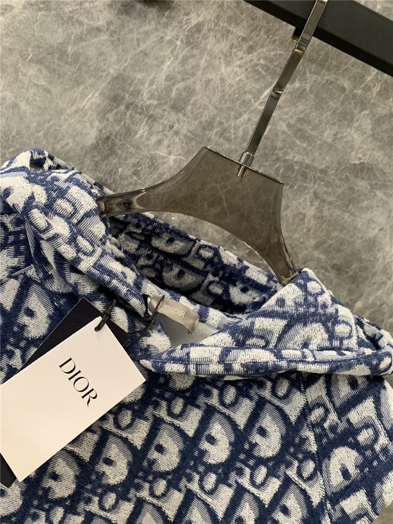 D10r monogram sleeveless hooded sweatshirt vest replicas clothes