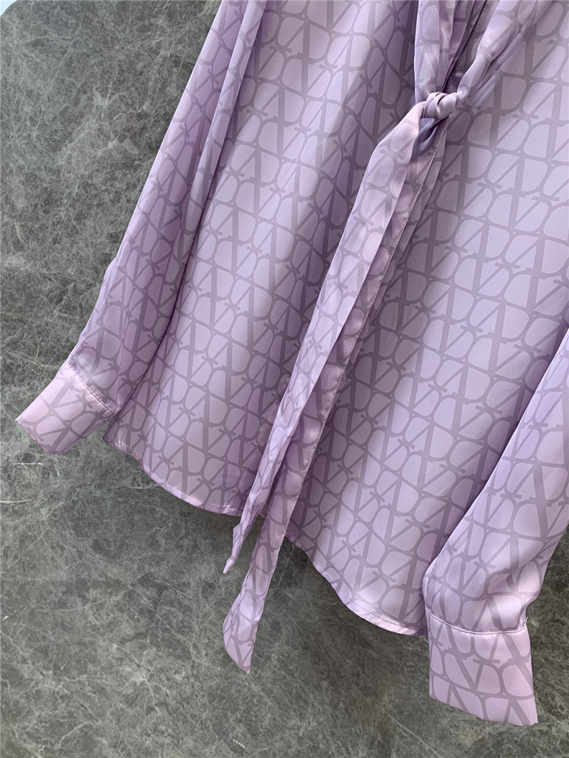 Va1e*ntin0 ribbon print long sleeve shirt replica d&g clothing