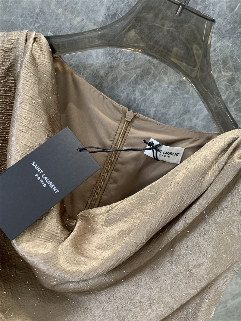 Y51 rhinestone gold sleeveless top replica clothing sites