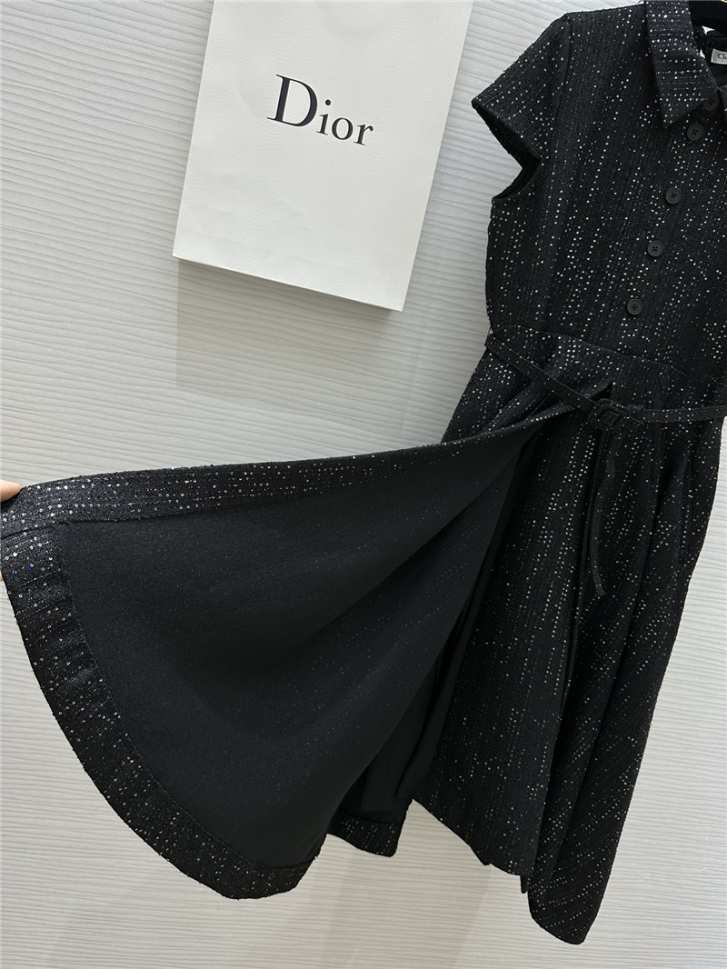 D10r hepburn style pleated dress replica clothes