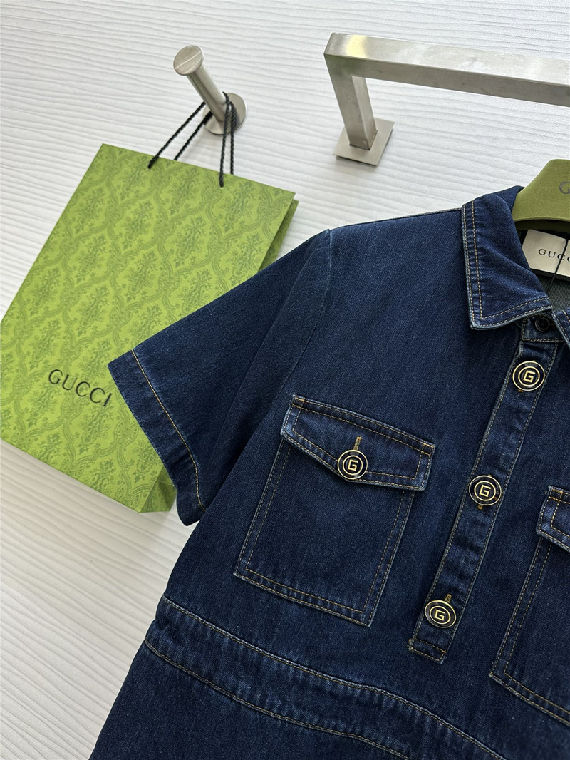 Gvc*1 denim dress replica designer clothes