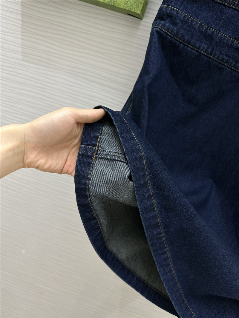 Gvc*1 denim dress replica designer clothes