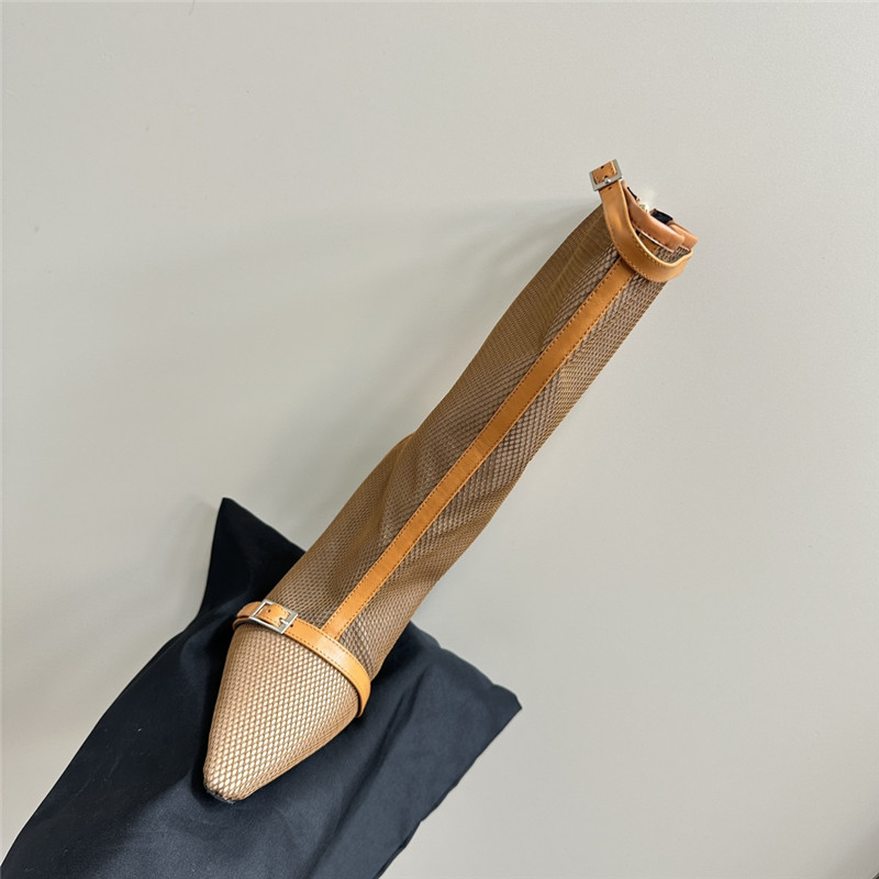 Sa1nt Lau*nt oxalis mesh boots in brown