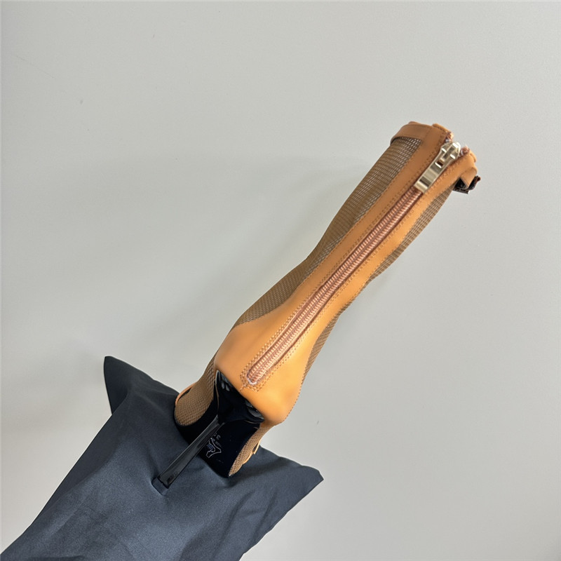 Sa1nt Lau*nt oxalis mesh boots in brown