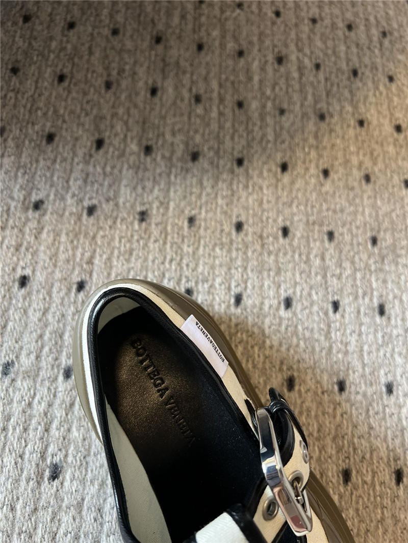 b0tt*ga Ven*ta beige khaki mary jane loafers