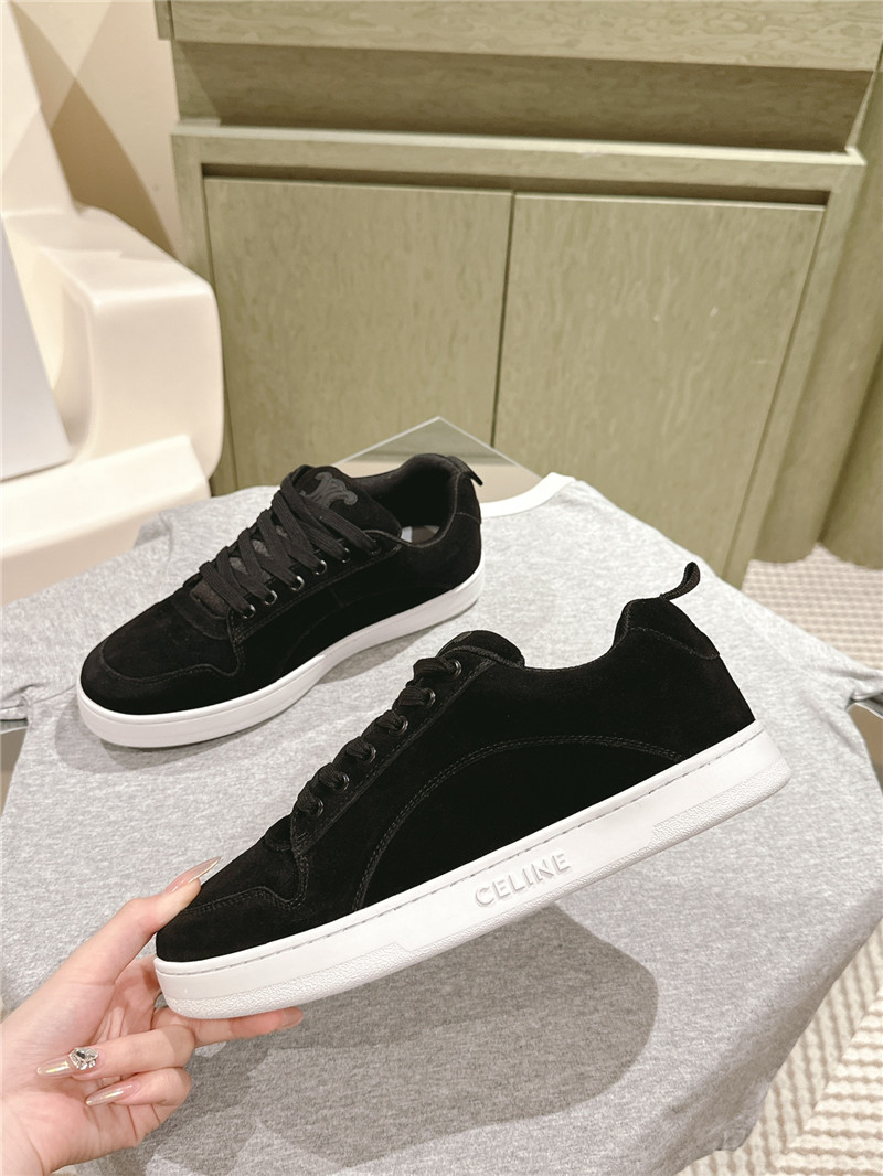 Ce1i*e huntington black low lace-up sneakers