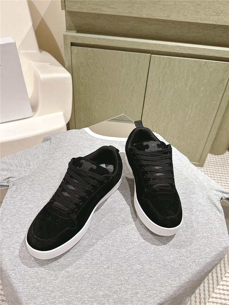Ce1i*e huntington black low lace-up sneakers