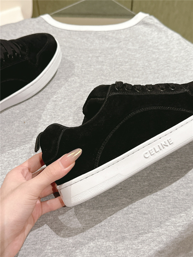 Ce1i*e huntington black low lace-up sneakers
