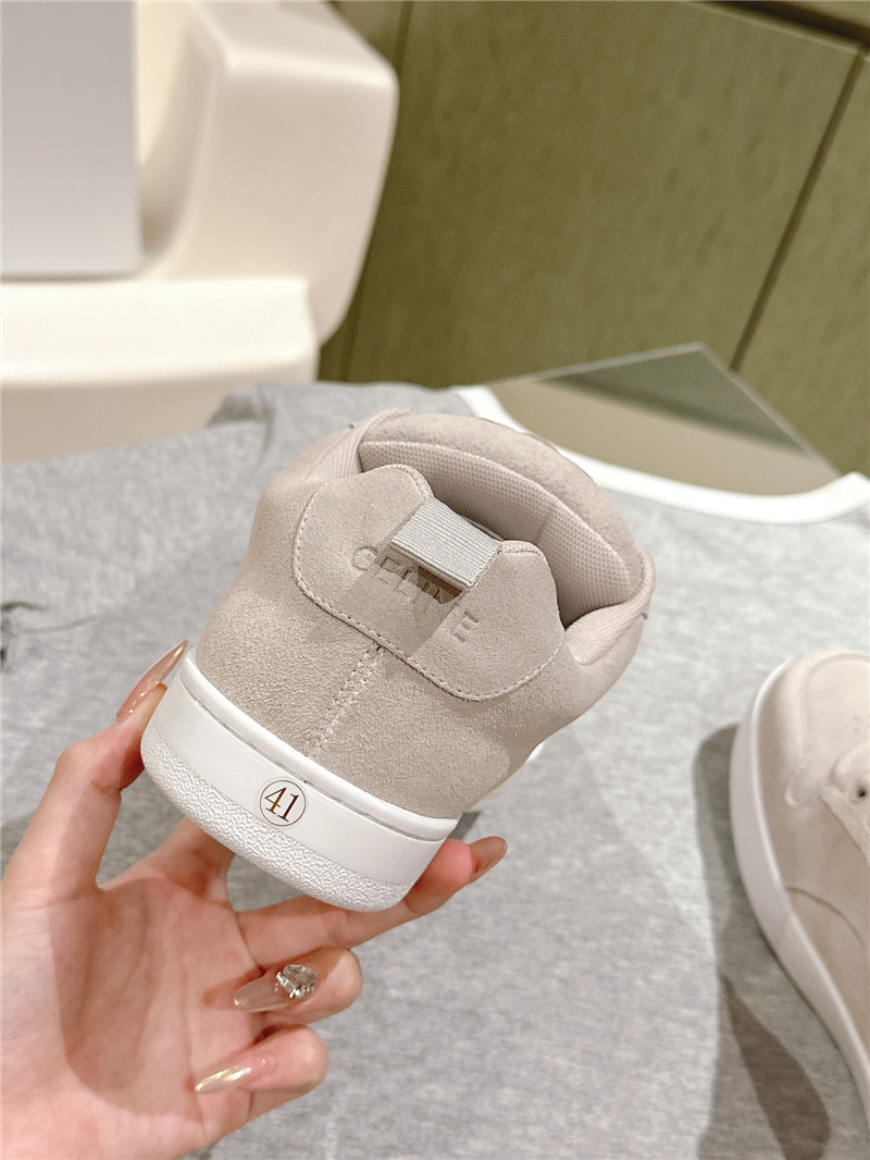 Ce1i*e huntington beige low lace-up sneakers