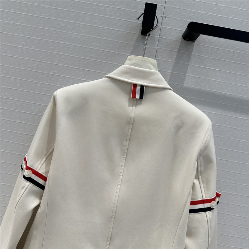 THOM BROWNE armband webbing suit jacket replica clothing sites