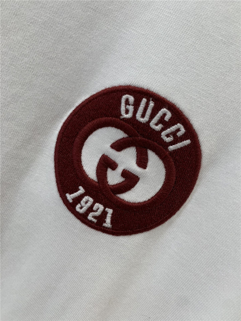 Gvc*1 embroidered round neck short-sleeved t-shirt replica clothes