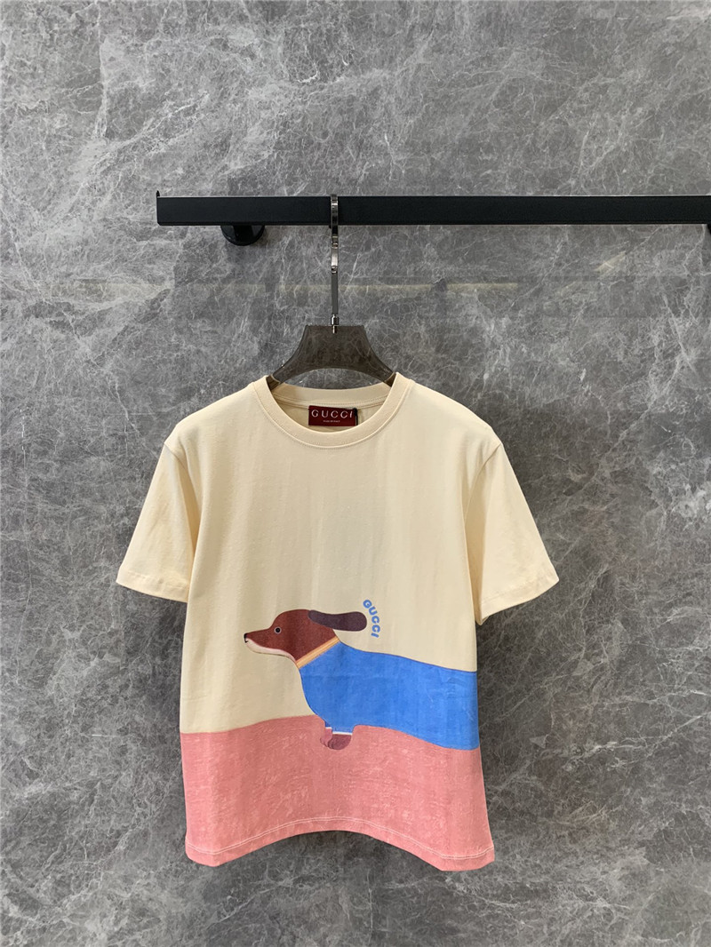 Gvc*1 printed short-sleeved t-shirt cheap replica designer clothes