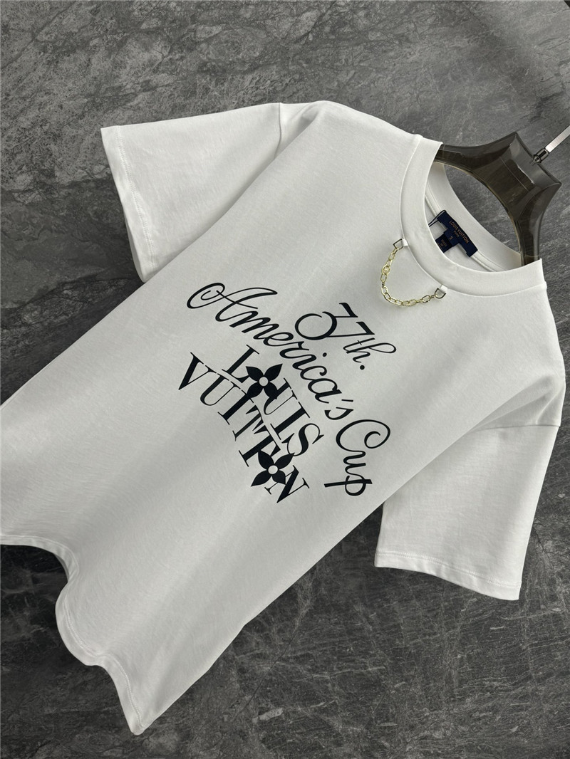 l0vis Vvtt0n lv printed short-sleeved t-shirt replica clothing