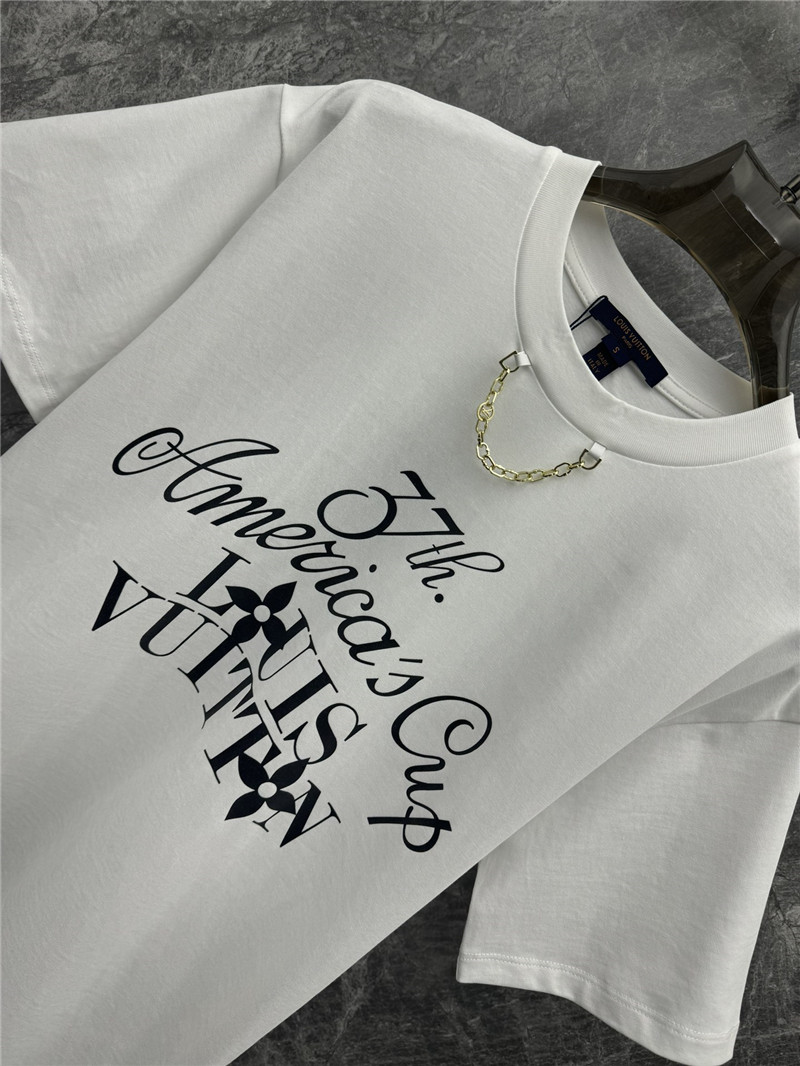 l0vis Vvtt0n lv printed short-sleeved t-shirt replica clothing