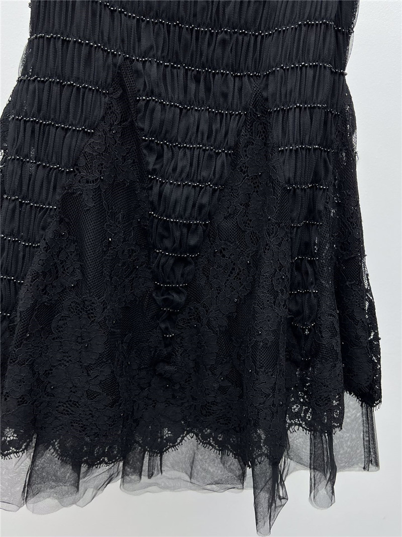 Ch**el heavy beaded little black dress replica d&g clothing