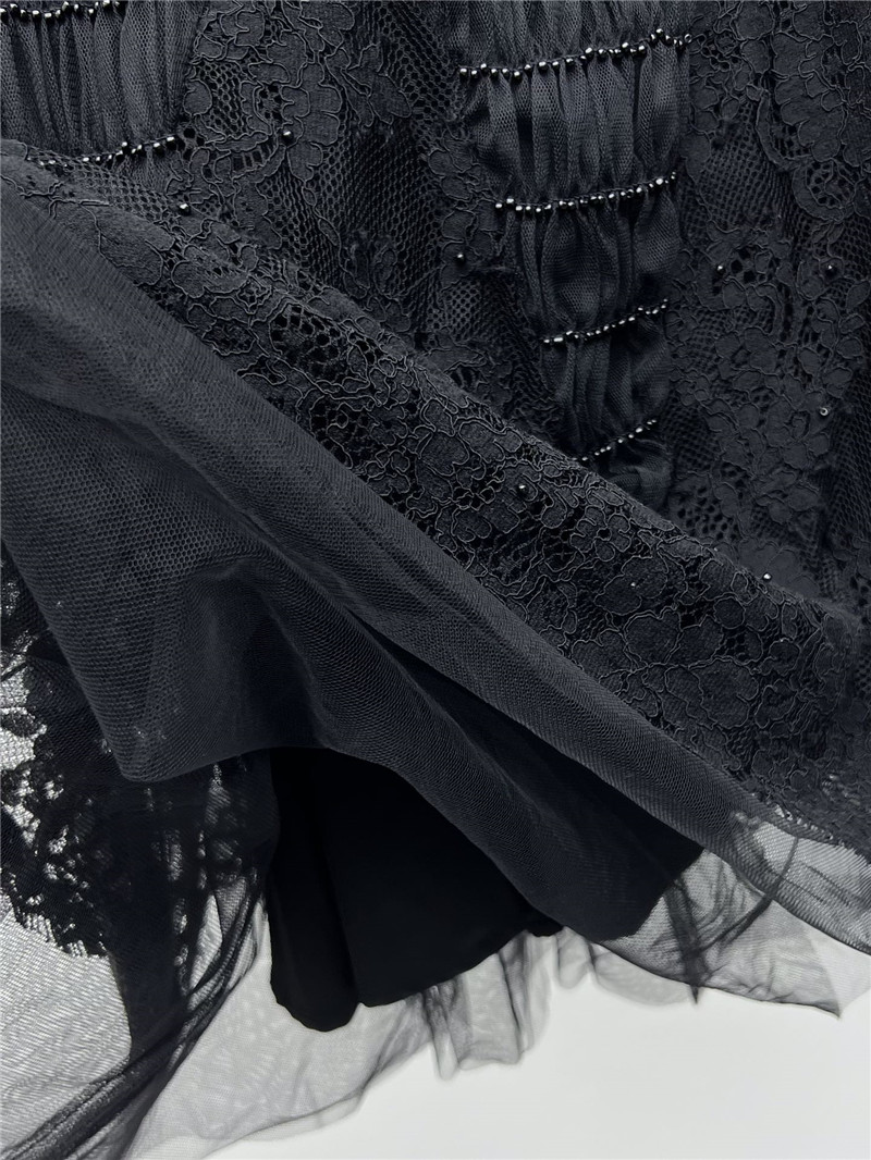 Ch**el heavy beaded little black dress replica d&g clothing