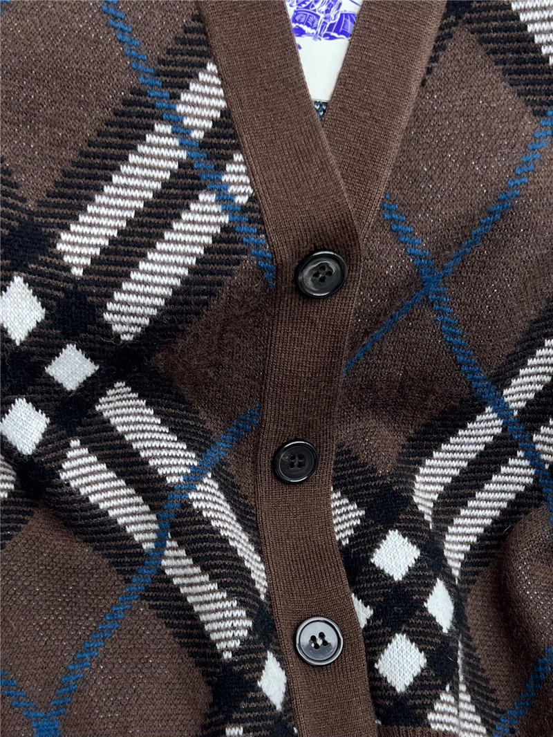 Bv*b*rry checked wool vest replica designer clothes