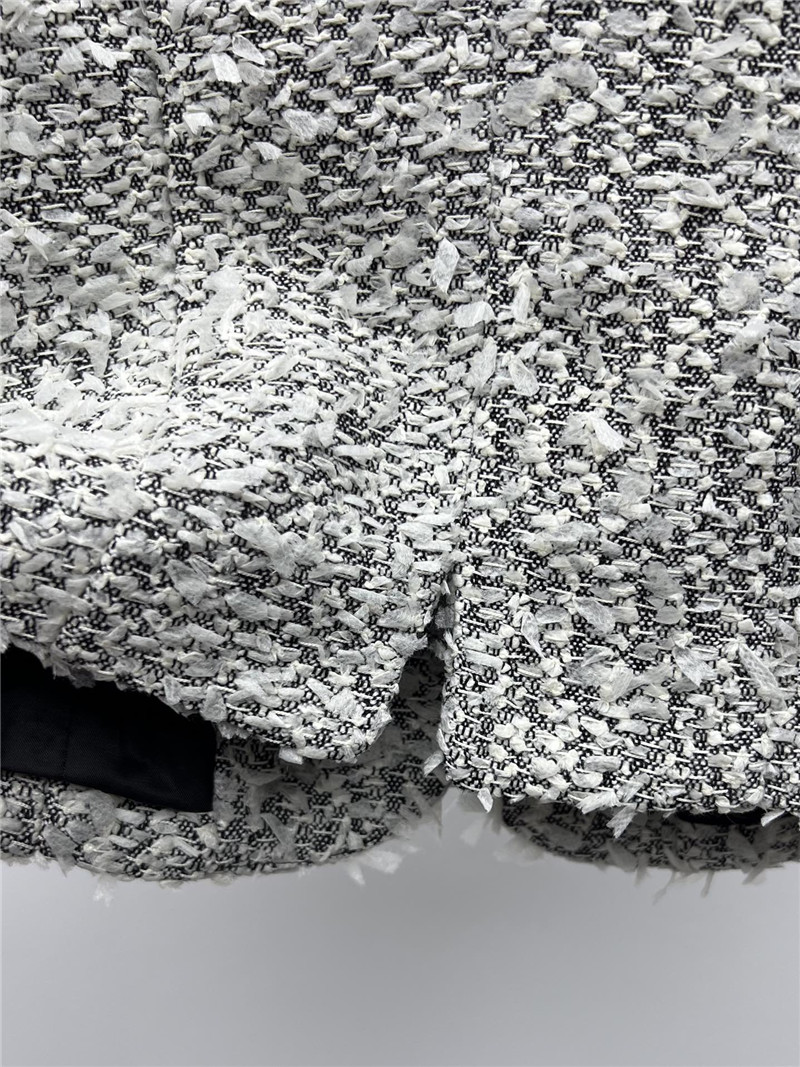 Ch**el grey v-neck tweed vest