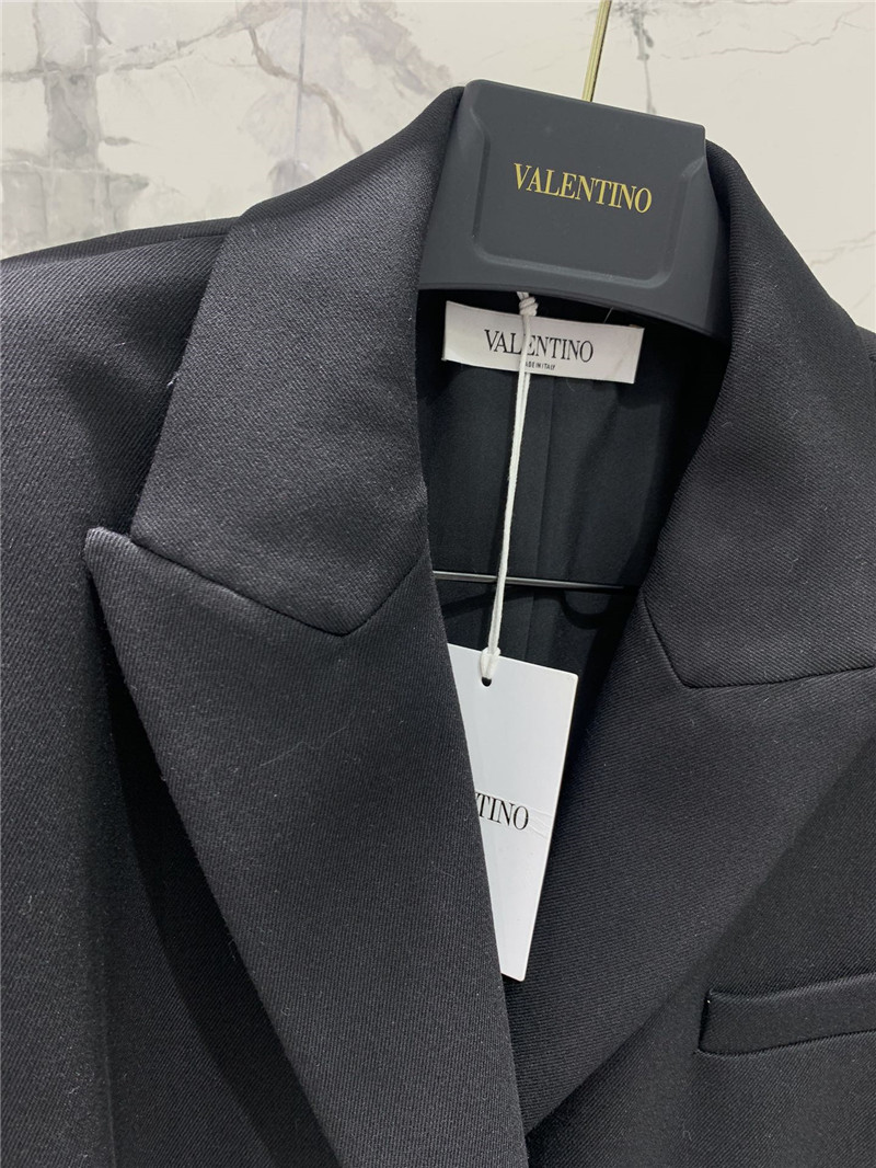 Va1e*ntin0 flower embroidery rhinestone suit replica d&g clothing