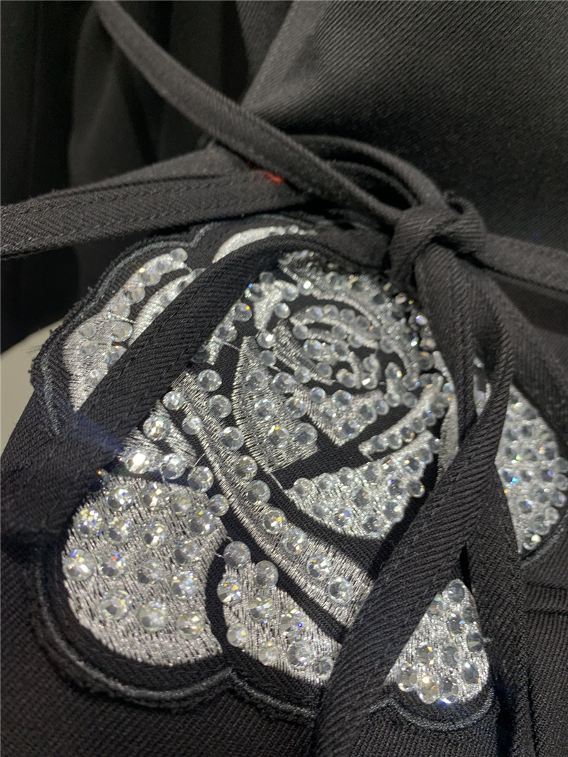 Va1e*ntin0 flower embroidery rhinestone suit replica d&g clothing