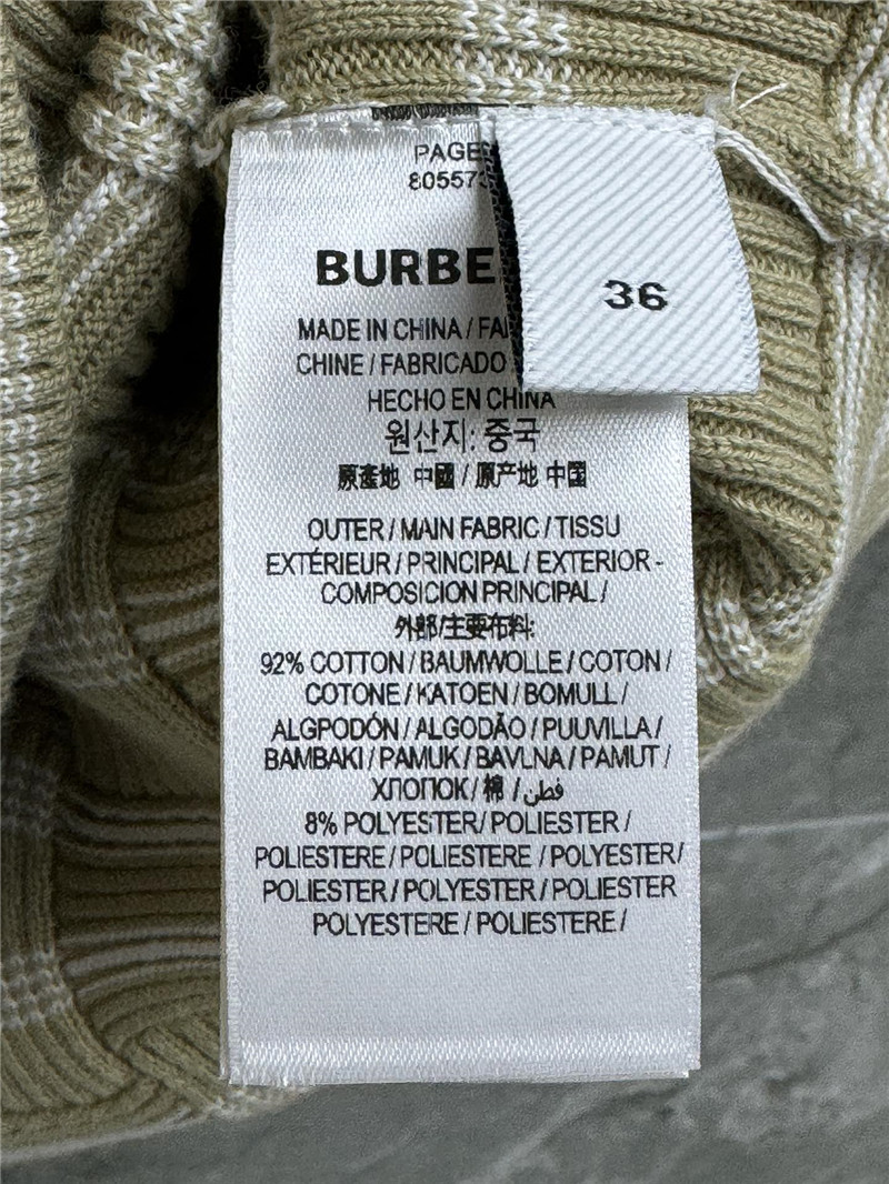 Bv*b*rry striped knit short sleeve replica clothing sites