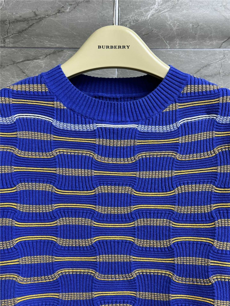 Bv*b*rry striped knit short sleeve replica clothing sites