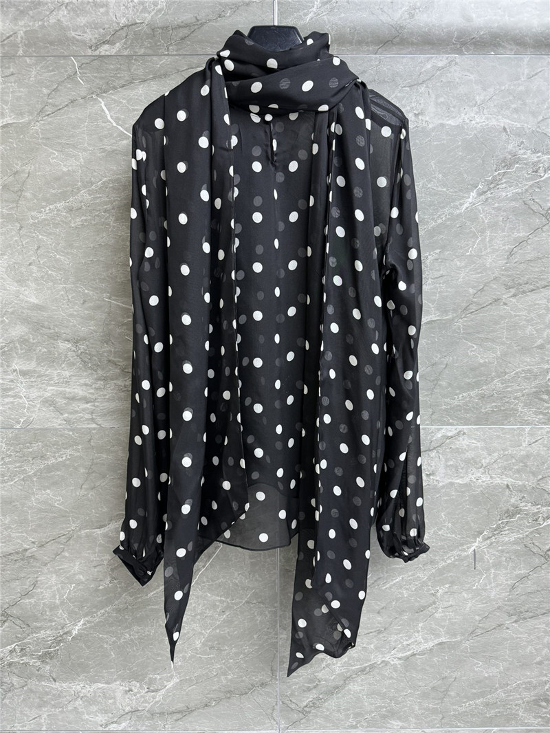 Y51 polka dot ribbon shirt replica d&g clothing