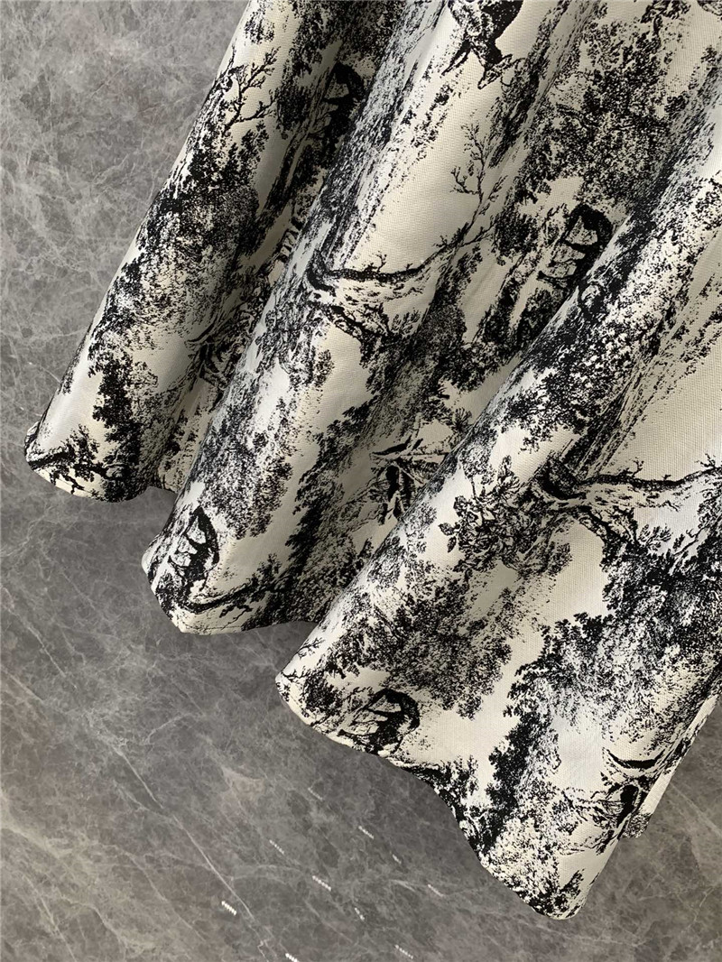 D10r ink painting jacquard skirt replica clothing sites