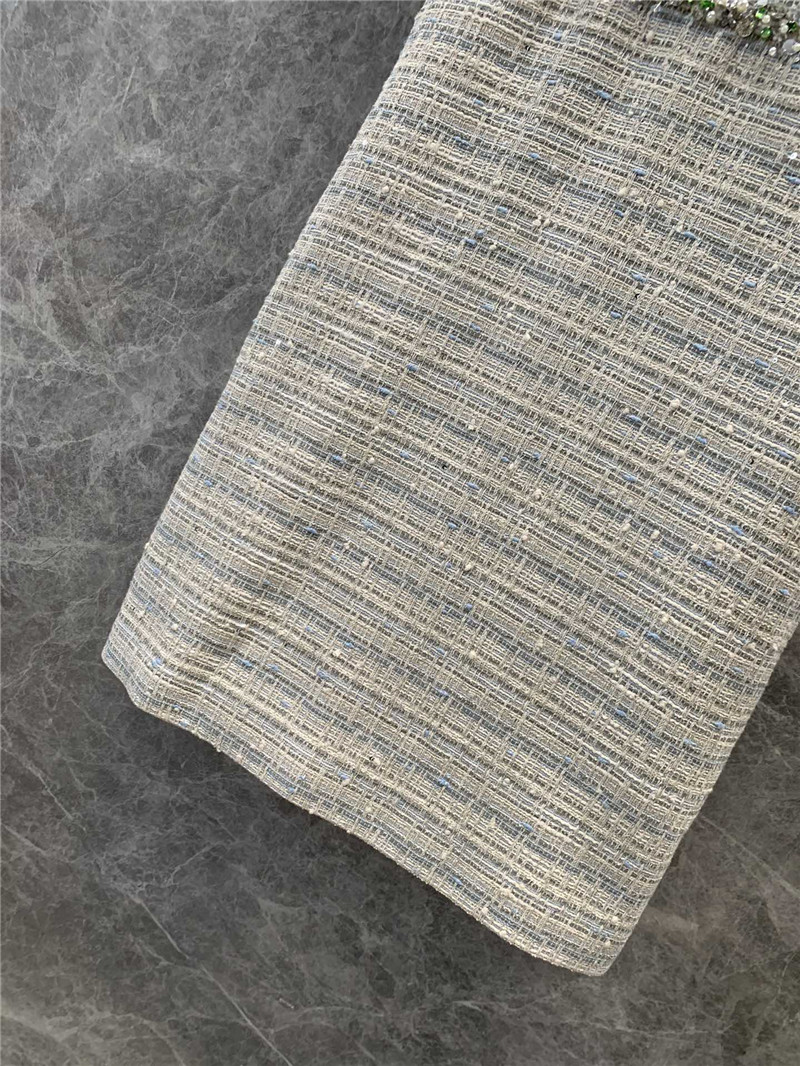 Va1e*ntin0 beaded tweed short sleeve dress replicas clothes