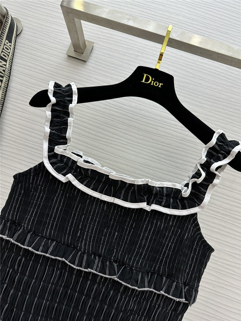 D10r striped suspender dress replicas clothes