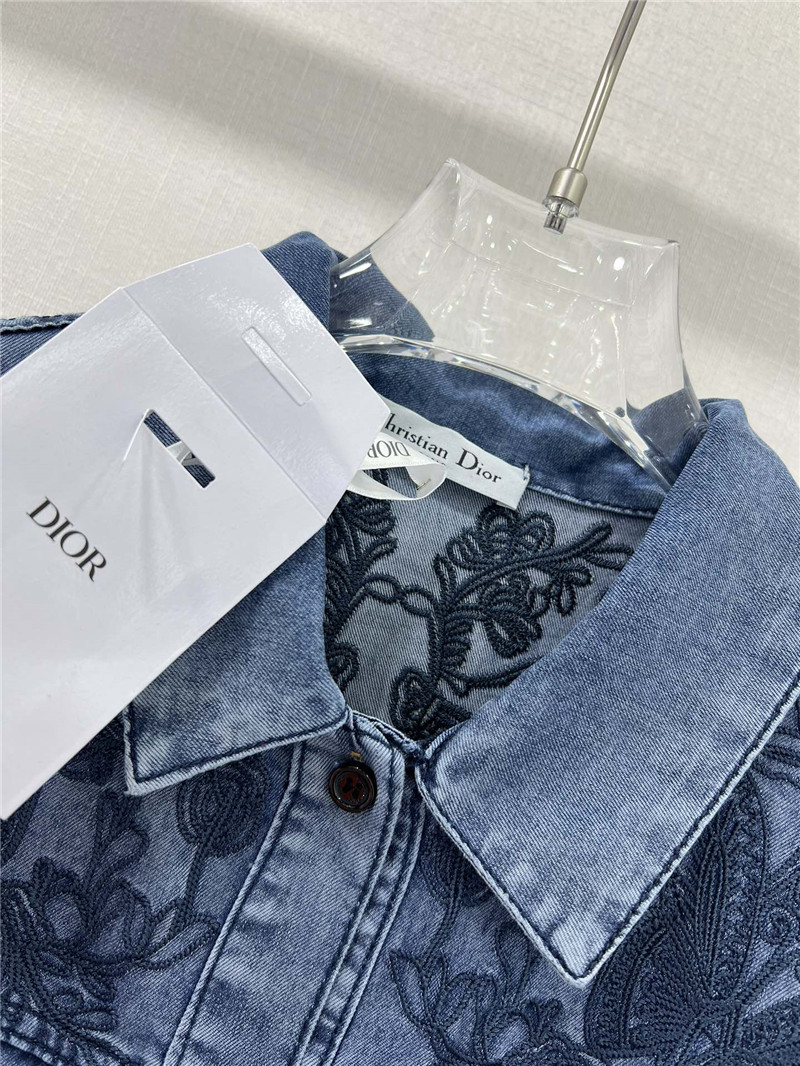 D10r denim pleated long skirt replica designer clothes