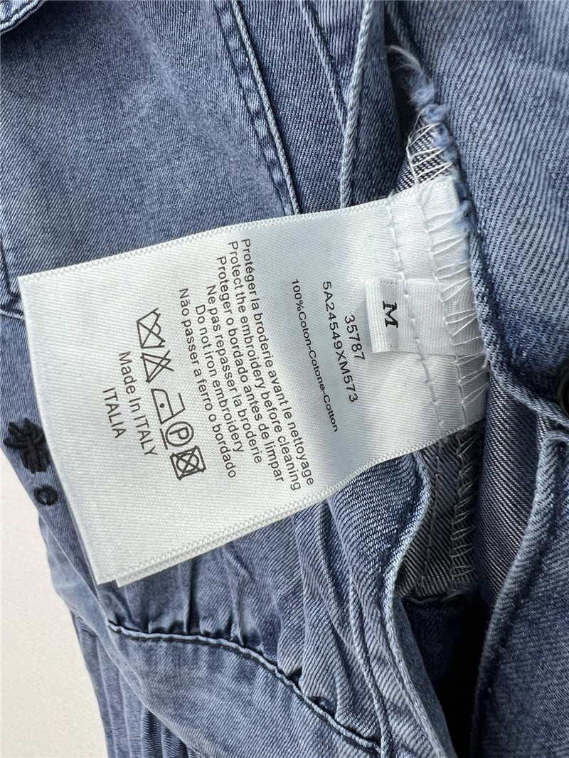 D10r denim pleated long skirt replica designer clothes