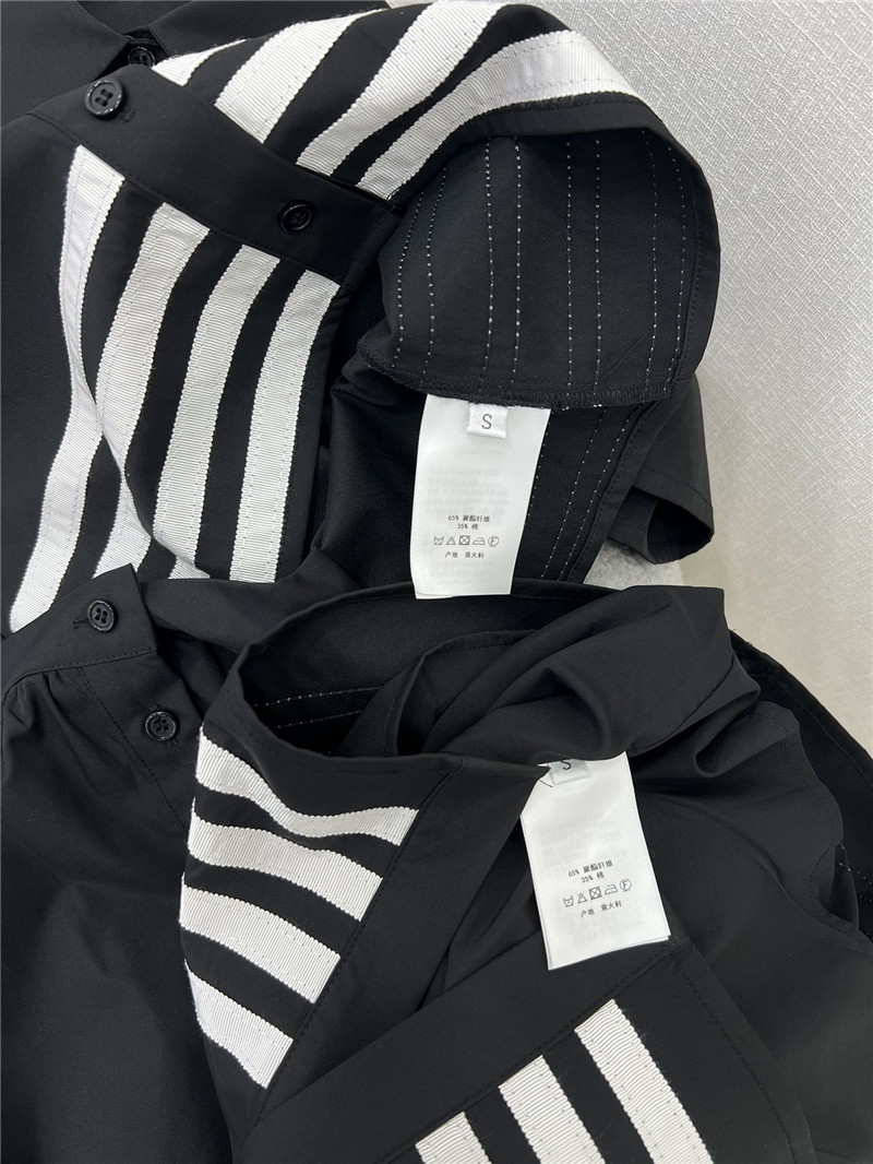 D10r black and white contrast webbing suit replica clothing