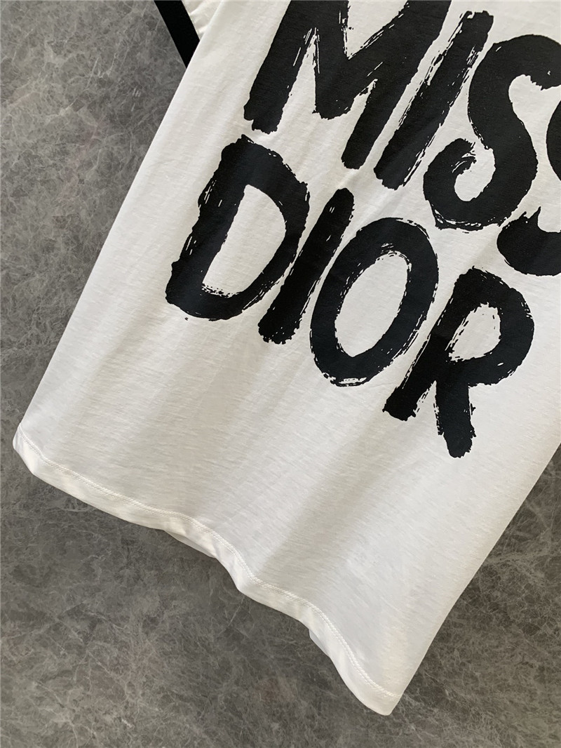 D10r letter logo print short sleeve t replicas clothes