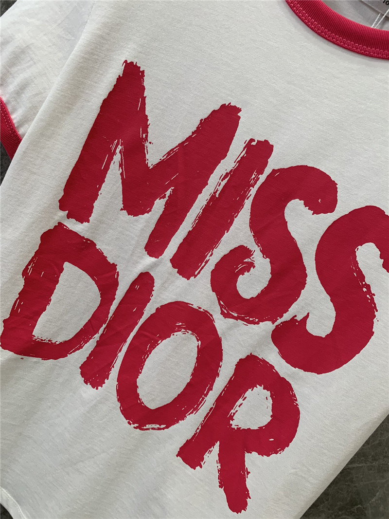 D10r letter logo print short sleeve t replicas clothes