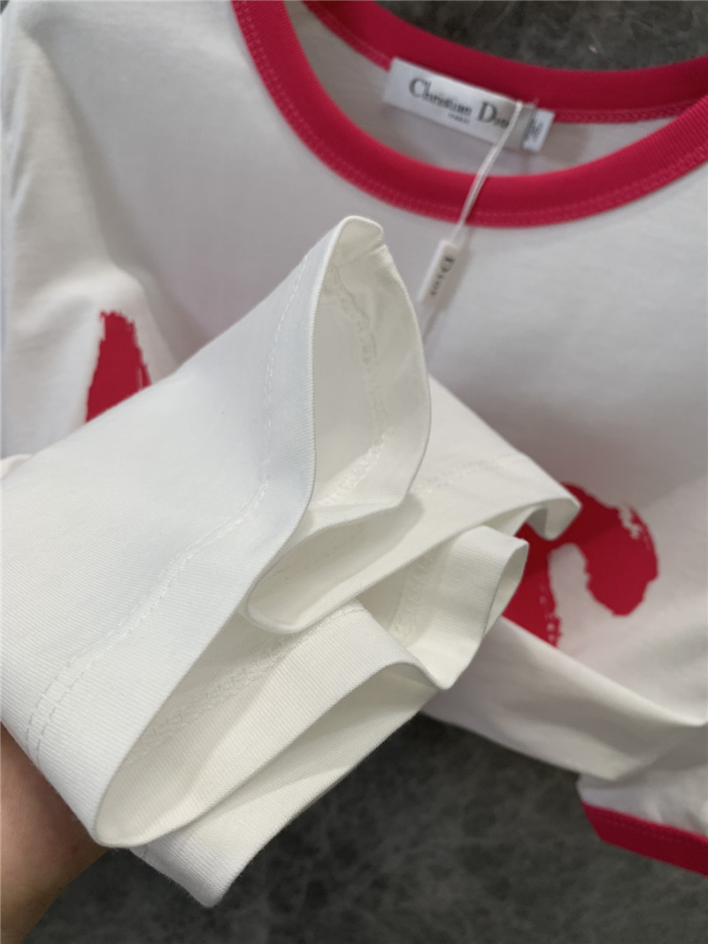 D10r letter logo print short sleeve t replicas clothes