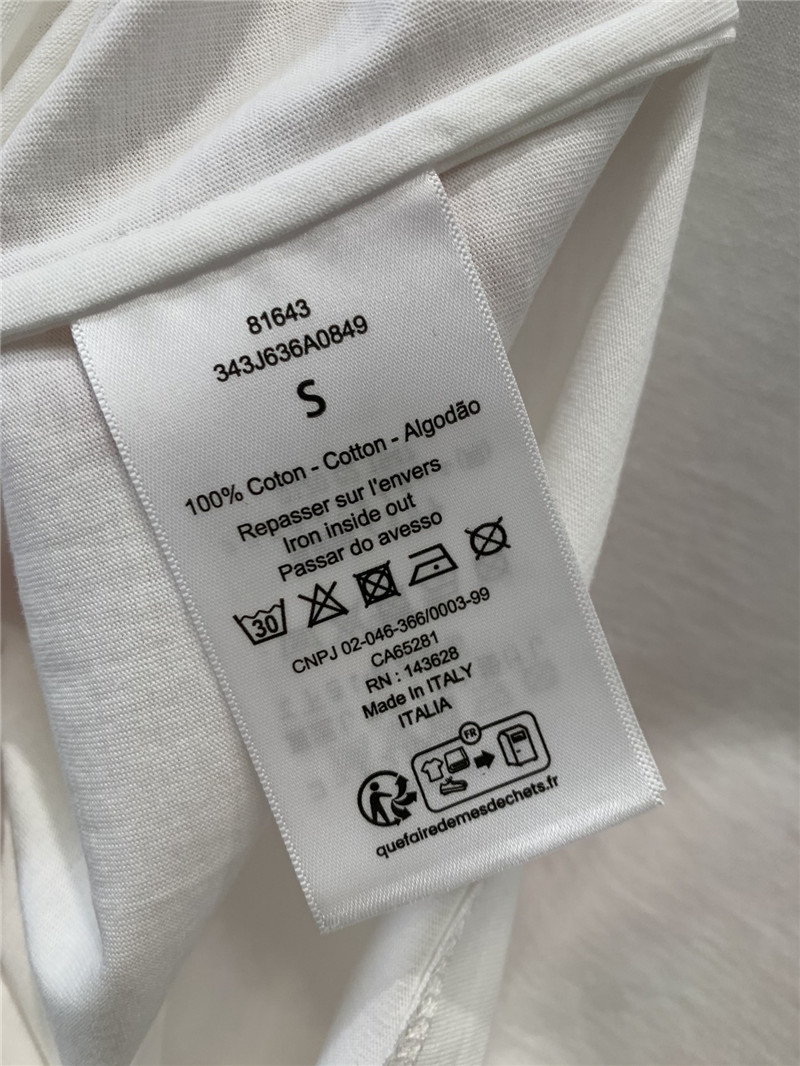 D10r letter logo print short sleeve t replicas clothes