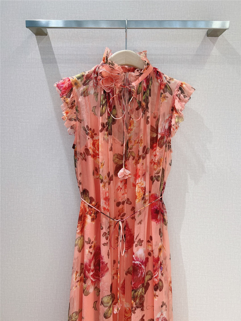 zimm ruffle sleeveless dress replica clothes