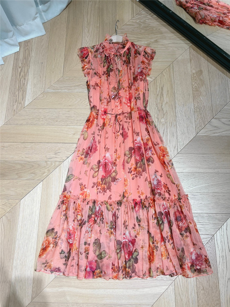 zimm ruffle sleeveless dress replica clothes