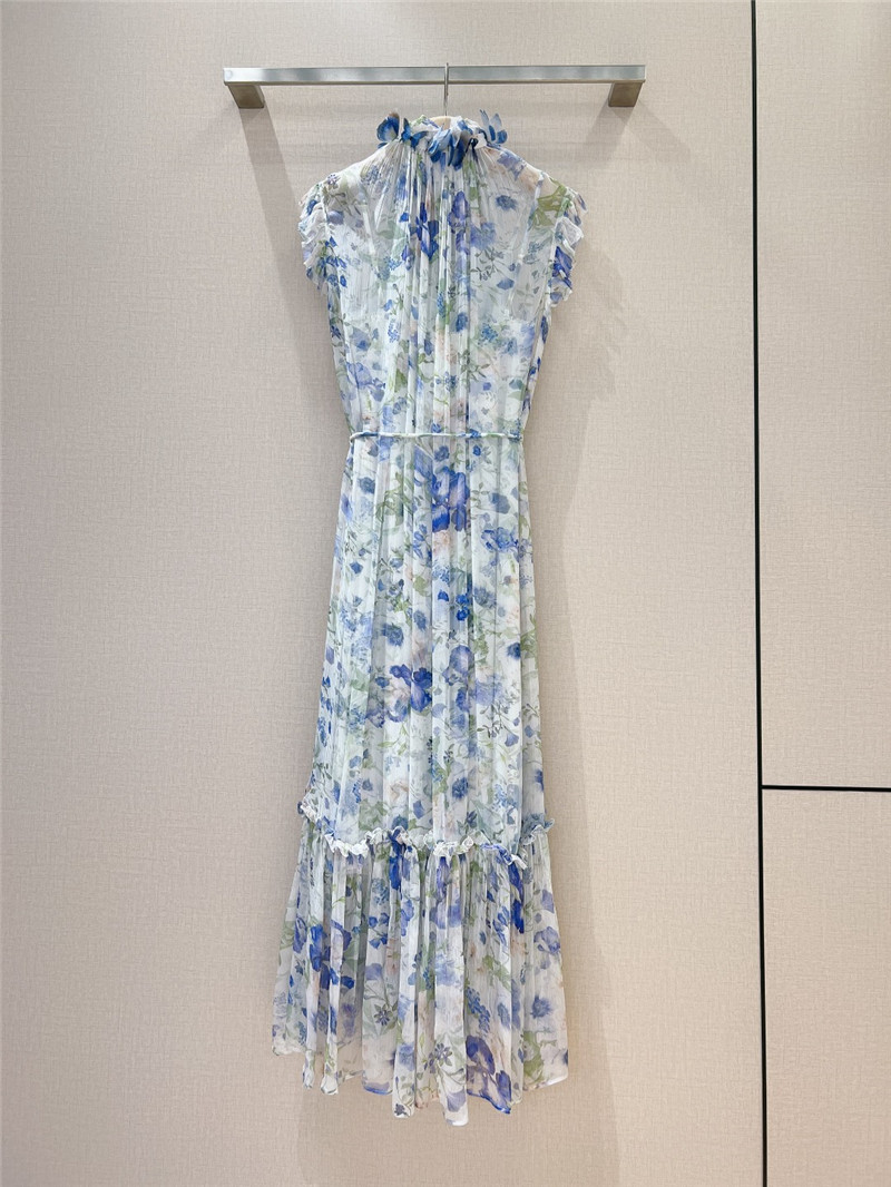 zimm ruffle sleeveless dress replica d&g clothing