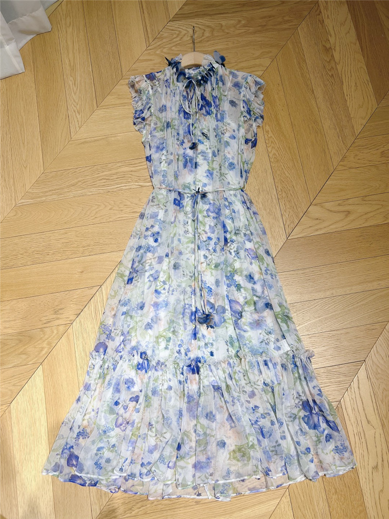 zimm ruffle sleeveless dress replica d&g clothing