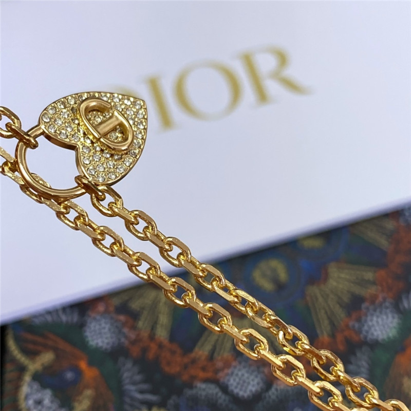 d10r D1am0nd heart lock bracelet