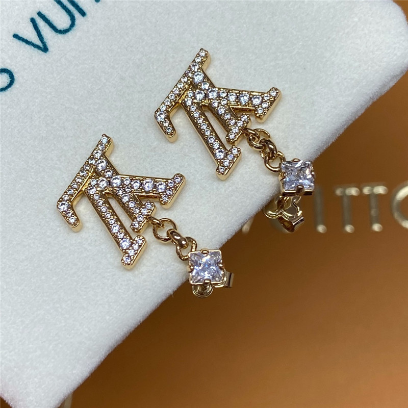 l0vis Vvtt0n lv green earrings