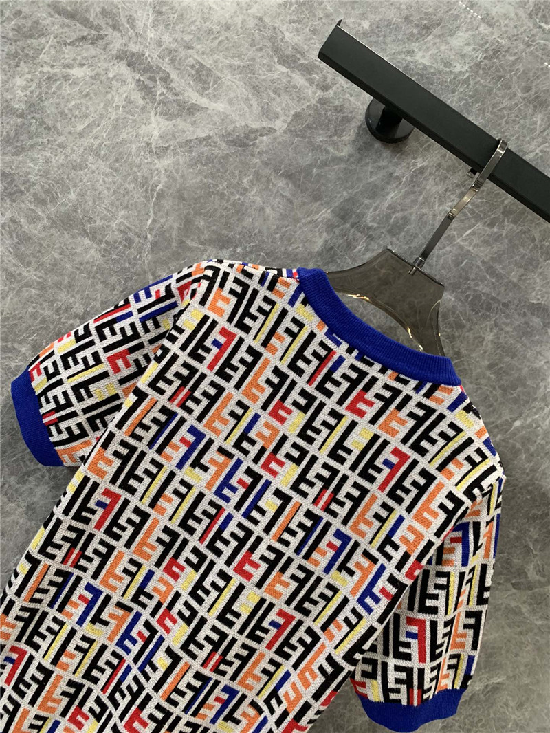 F**di logo colorful t-shirt