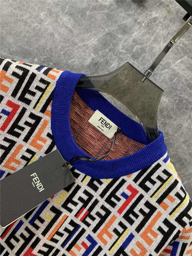 F**di logo colorful t-shirt