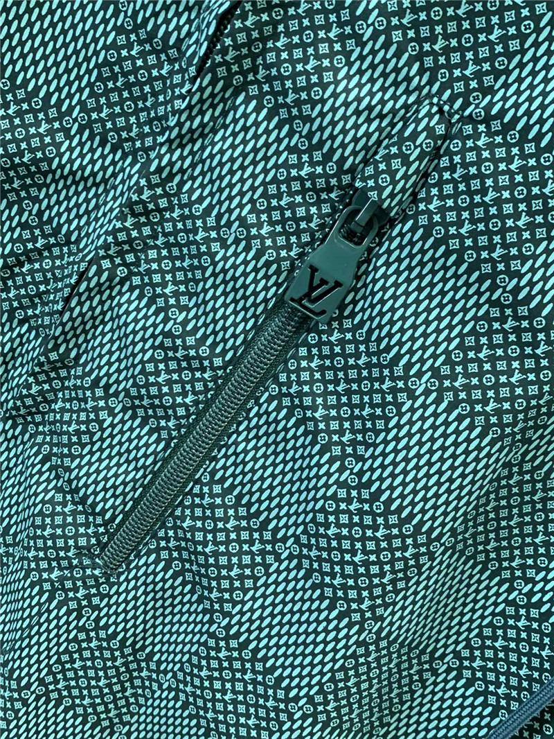 l0vis Vvtt0n lv jacquard hooded windbreaker jacket replicas clothes