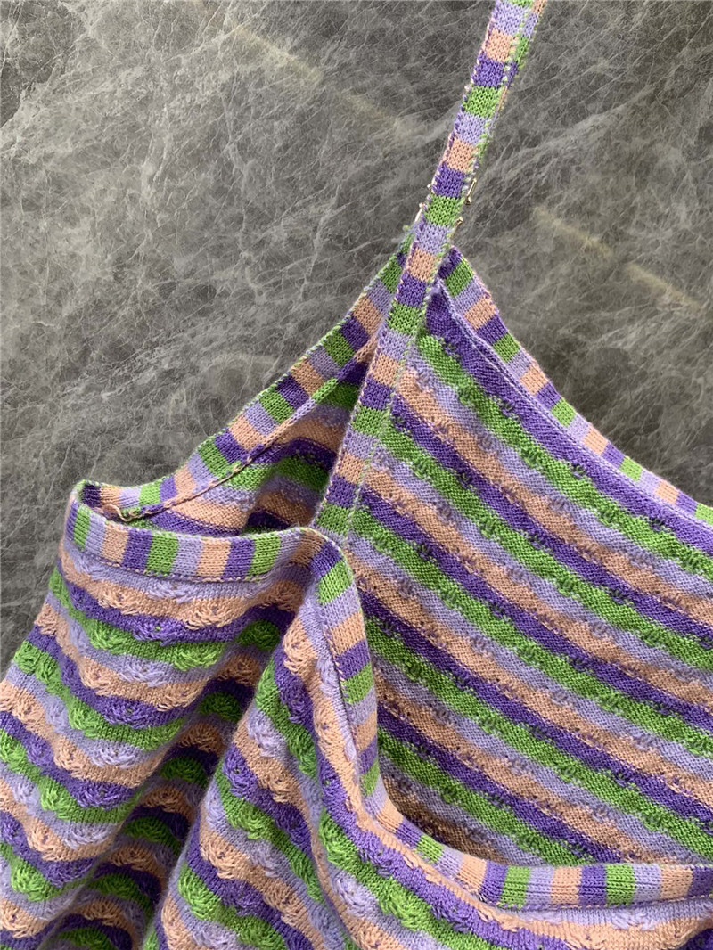 ch**el dopamine D1am0nd button knitted small vest replica clothes