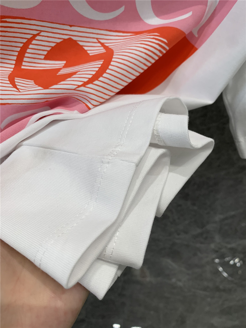 Gvc*1 printed round neck short sleeve t-shirt replicas clothes