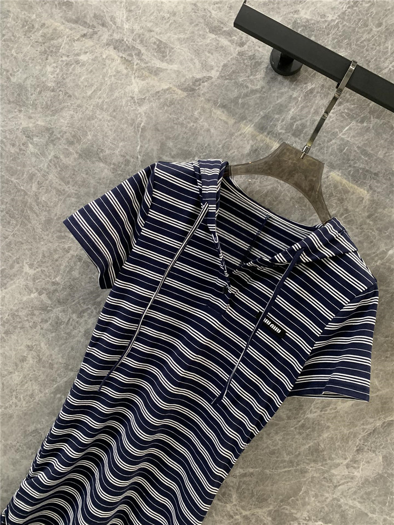 M1um1u drawstring slim dress replica d&g clothing